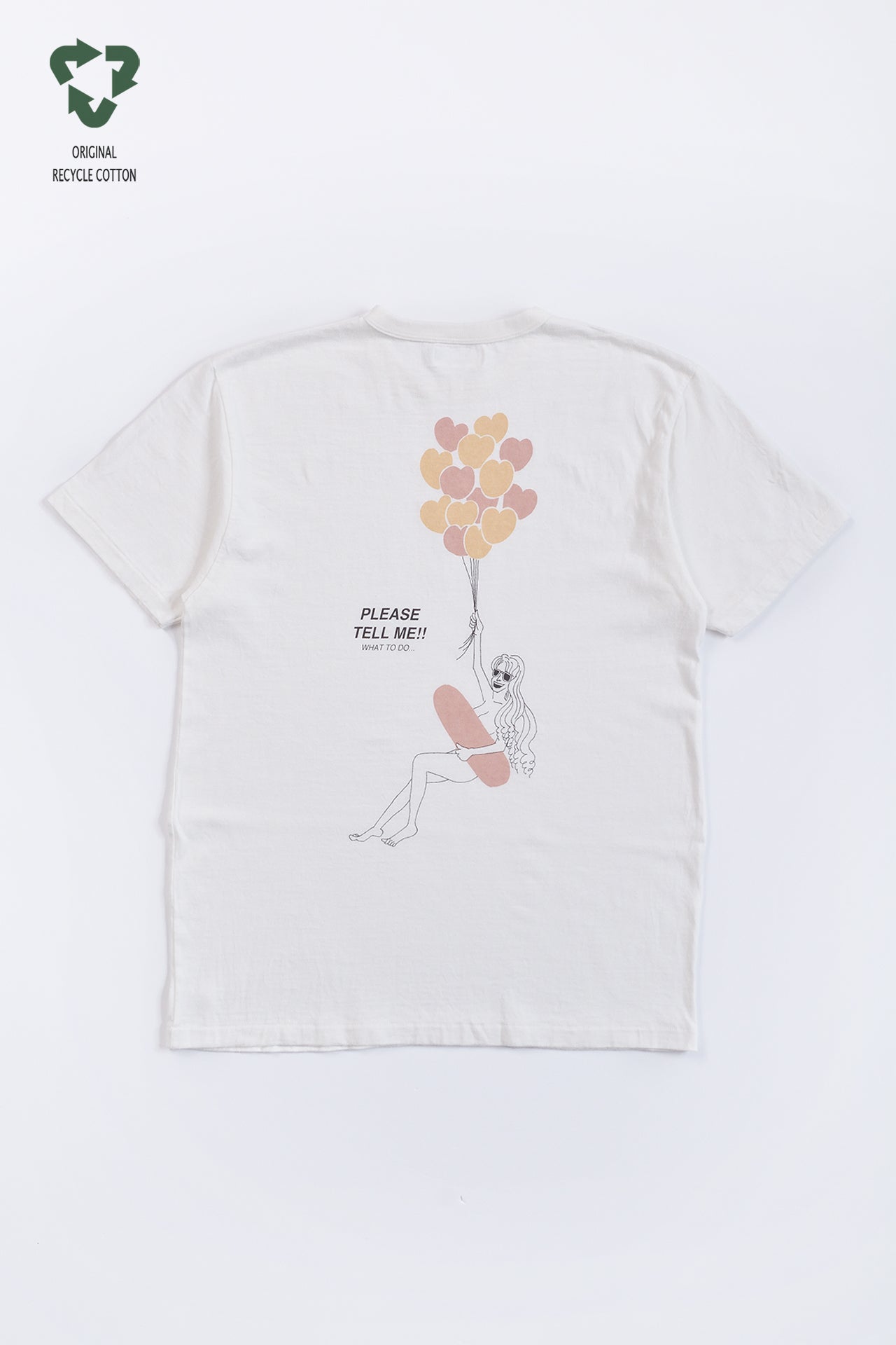 "Rachel Ballon" リサイクルコットンTee