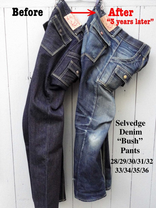 "Selvedge" ブッシュデニムパンツ