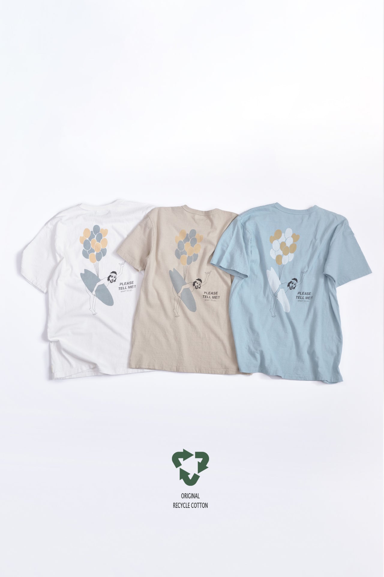 "Frank Ballon" リサイクルコットンTee