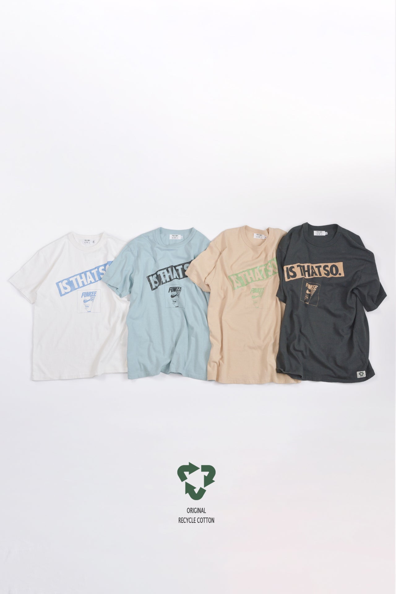 "IS THAT SO" リサイクルコットンTee