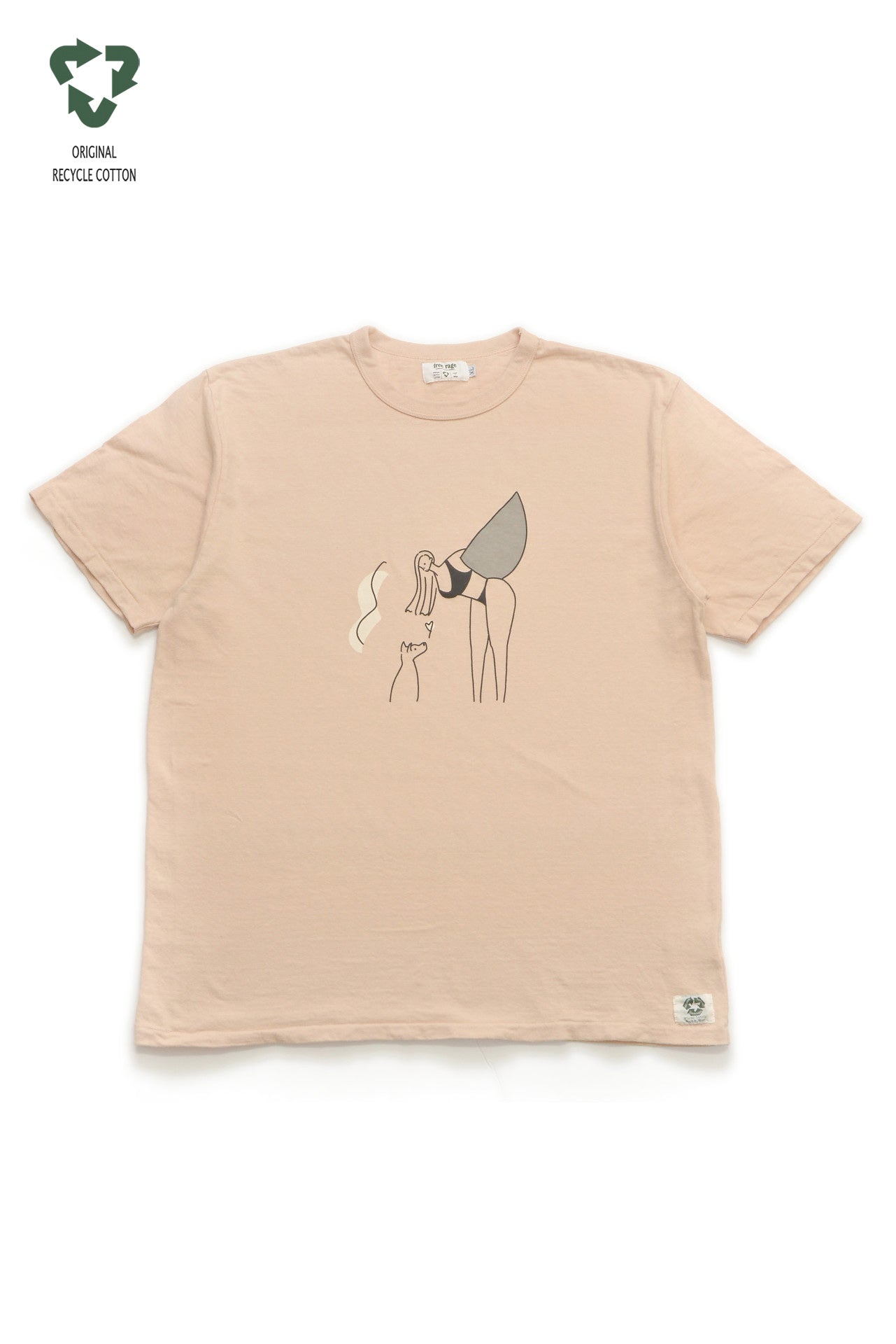 "Hisaka - WOMAN" リサイクルコットンTee