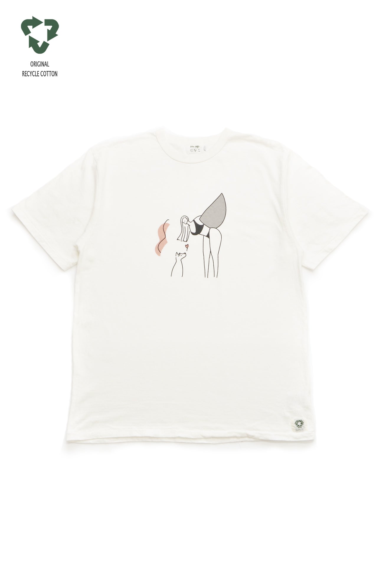 "Hisaka - WOMAN" リサイクルコットンTee
