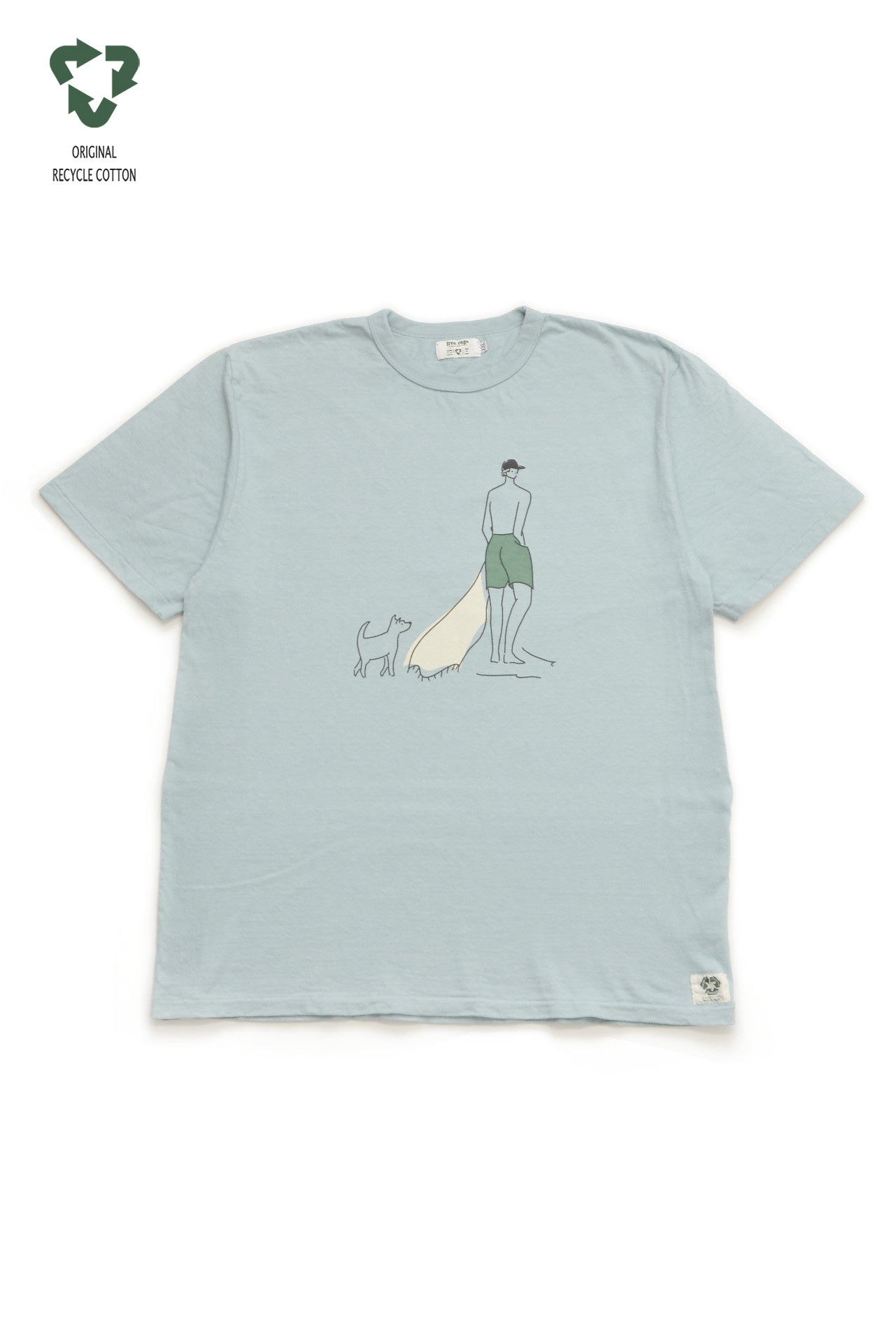 "Hisaka - MAN" リサイクルコットンTee
