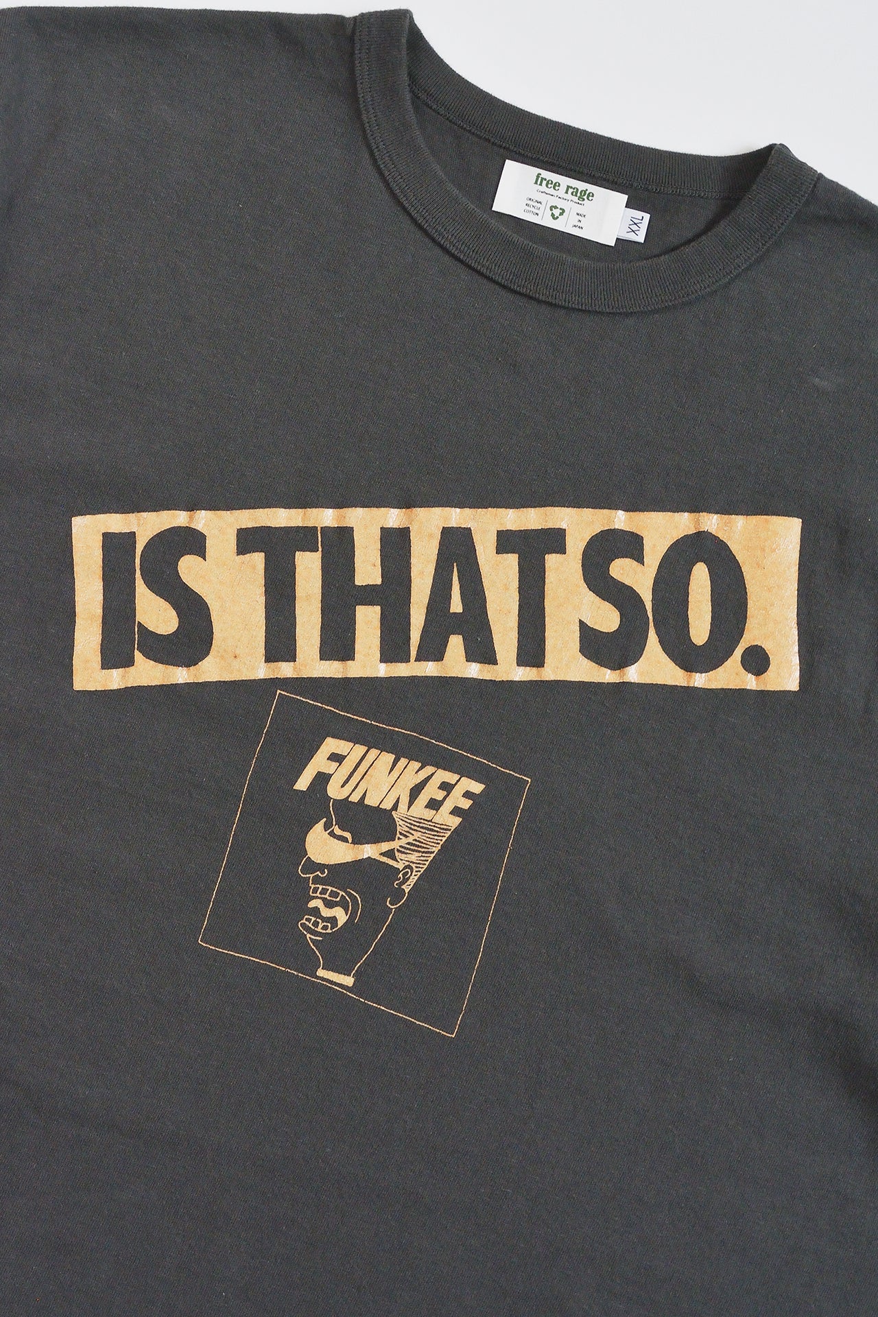 "IS THAT SO" リサイクルコットンTee