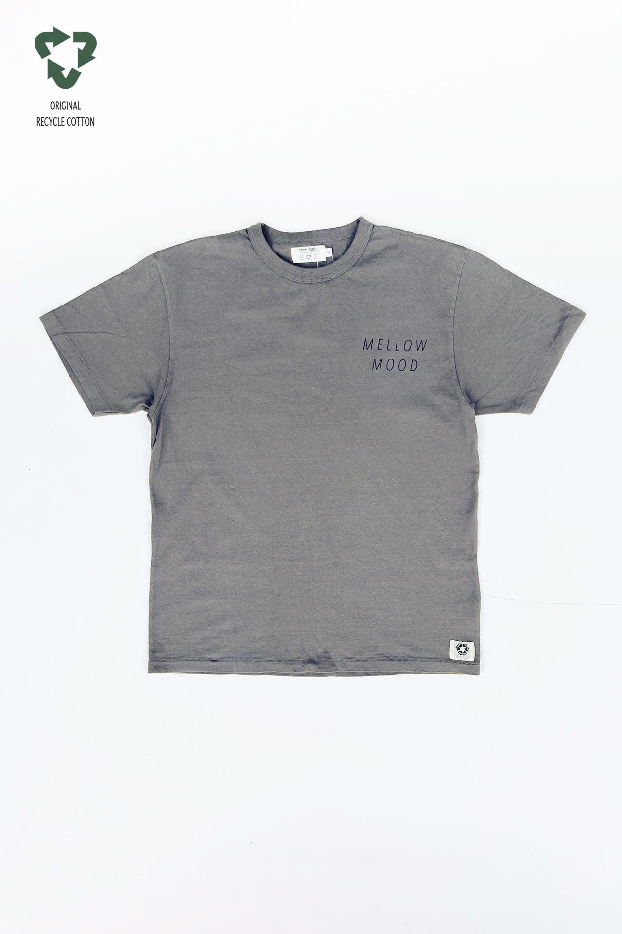 "MELLOW MOOD" リサイクルコットンTee