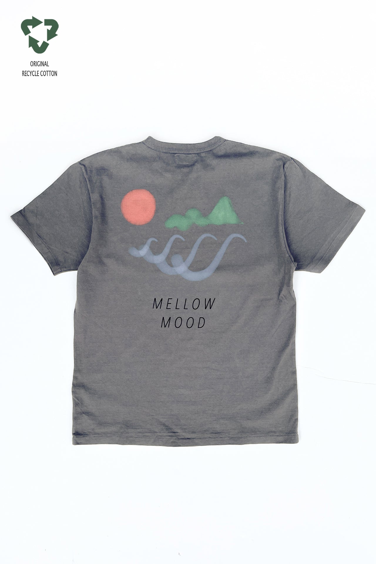 "MELLOW MOOD" リサイクルコットンTee