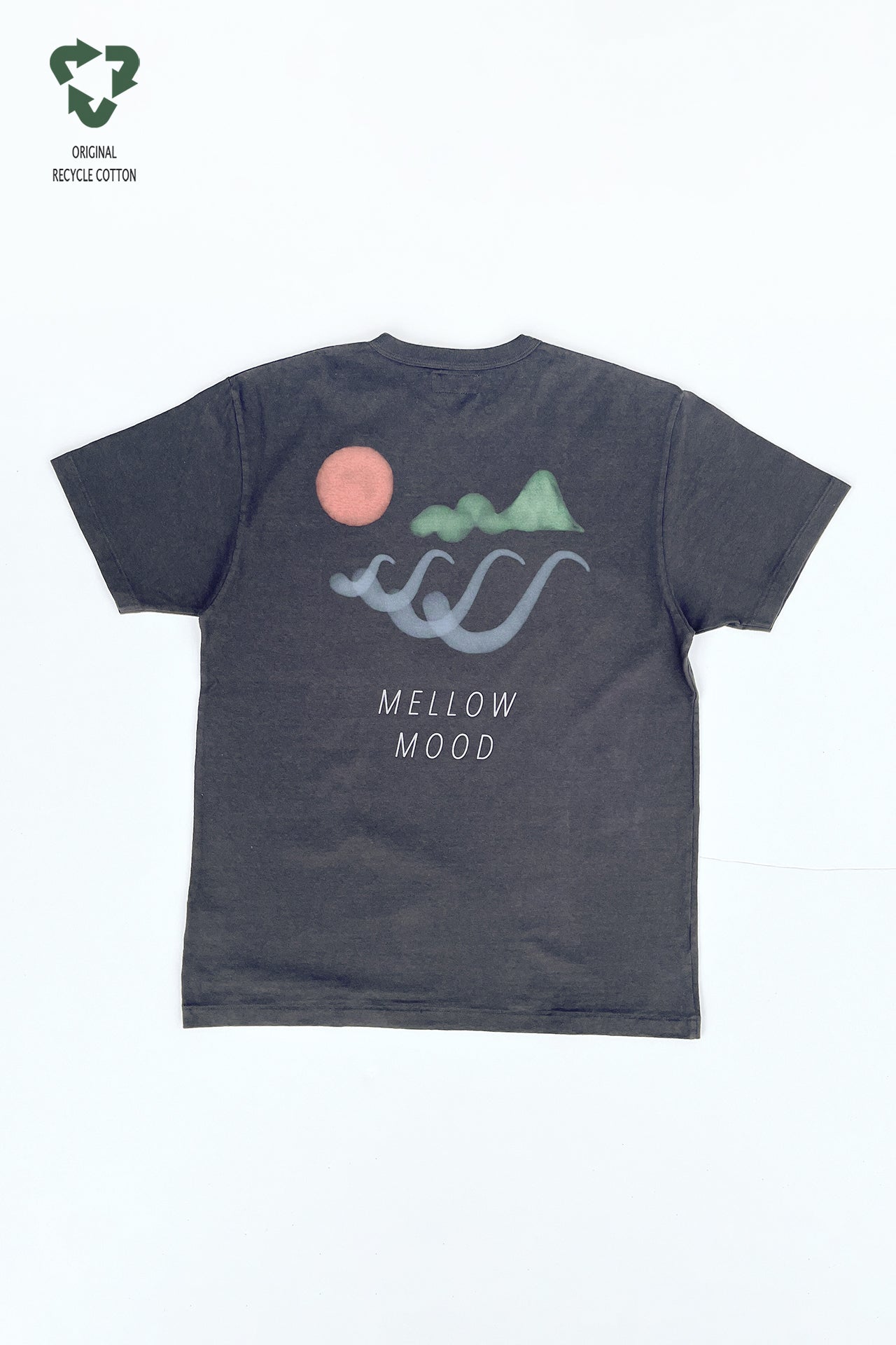"MELLOW MOOD" リサイクルコットンTee