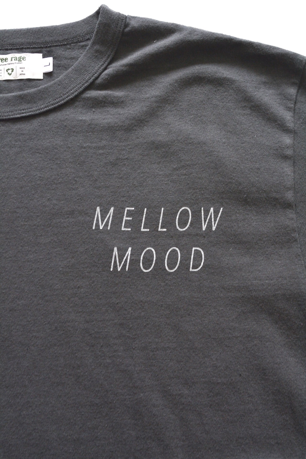 "MELLOW MOOD" リサイクルコットンTee