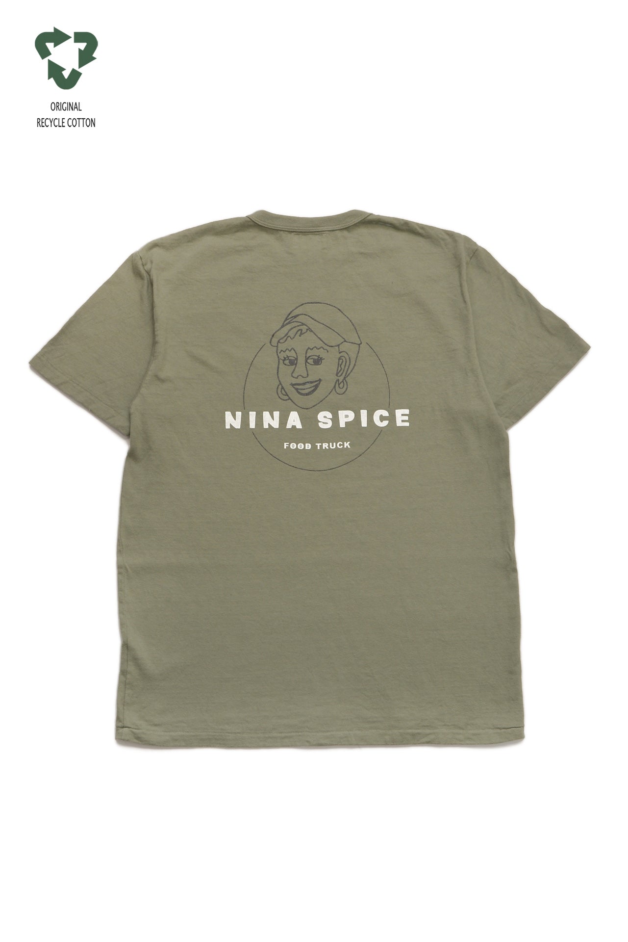 "NINA SPICE" リサイクルコットンTee