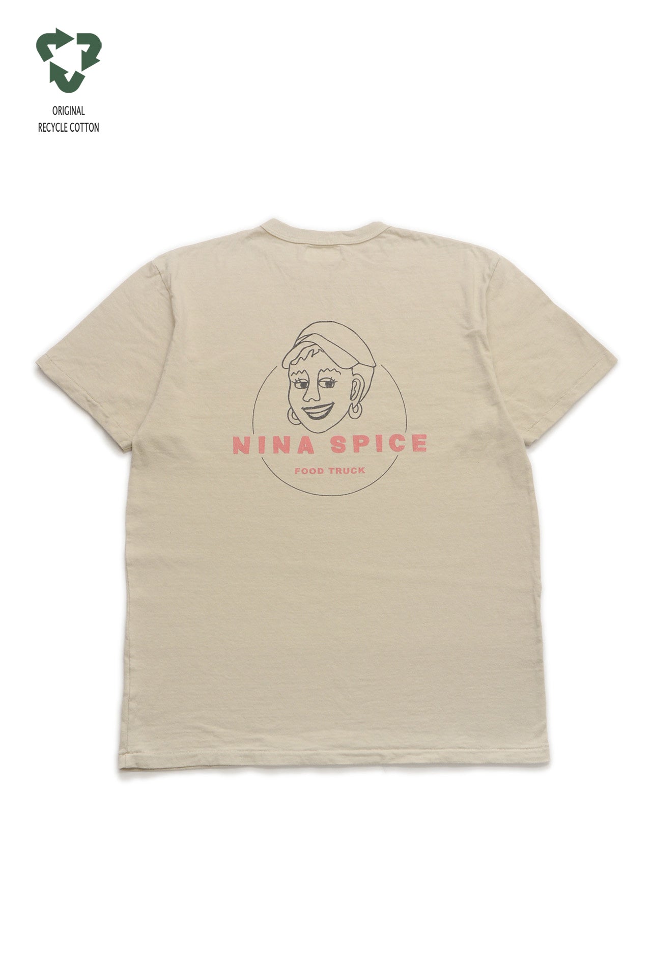"NINA SPICE" リサイクルコットンTee