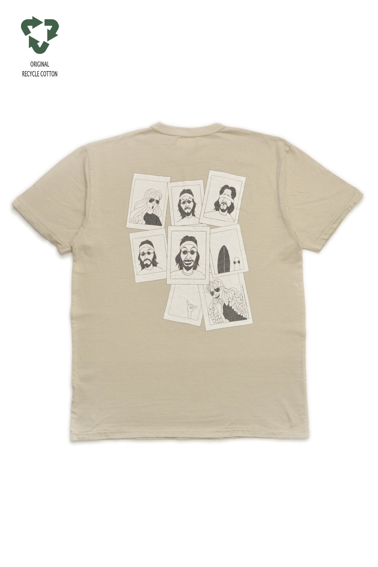 "Frank&Rachel Photo" リサイクルコットンTee