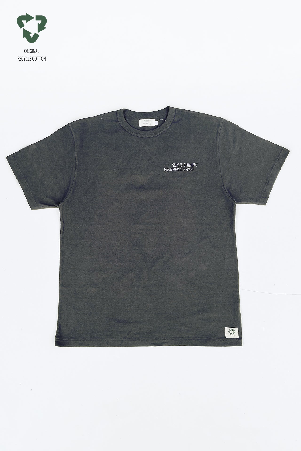 "SUN IS SHINE" リサイクルコットンTee