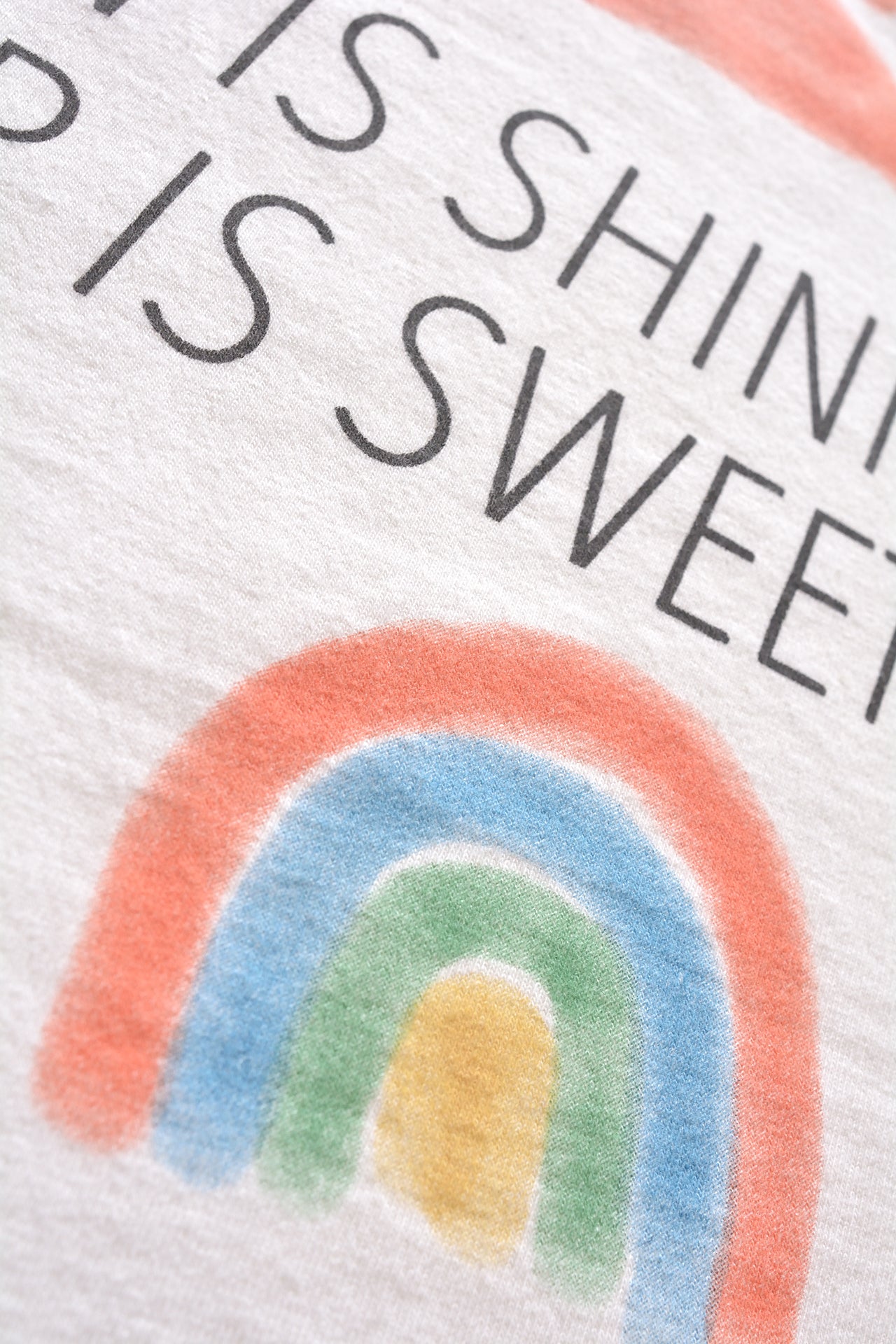 "SUN IS SHINE" リサイクルコットンTee