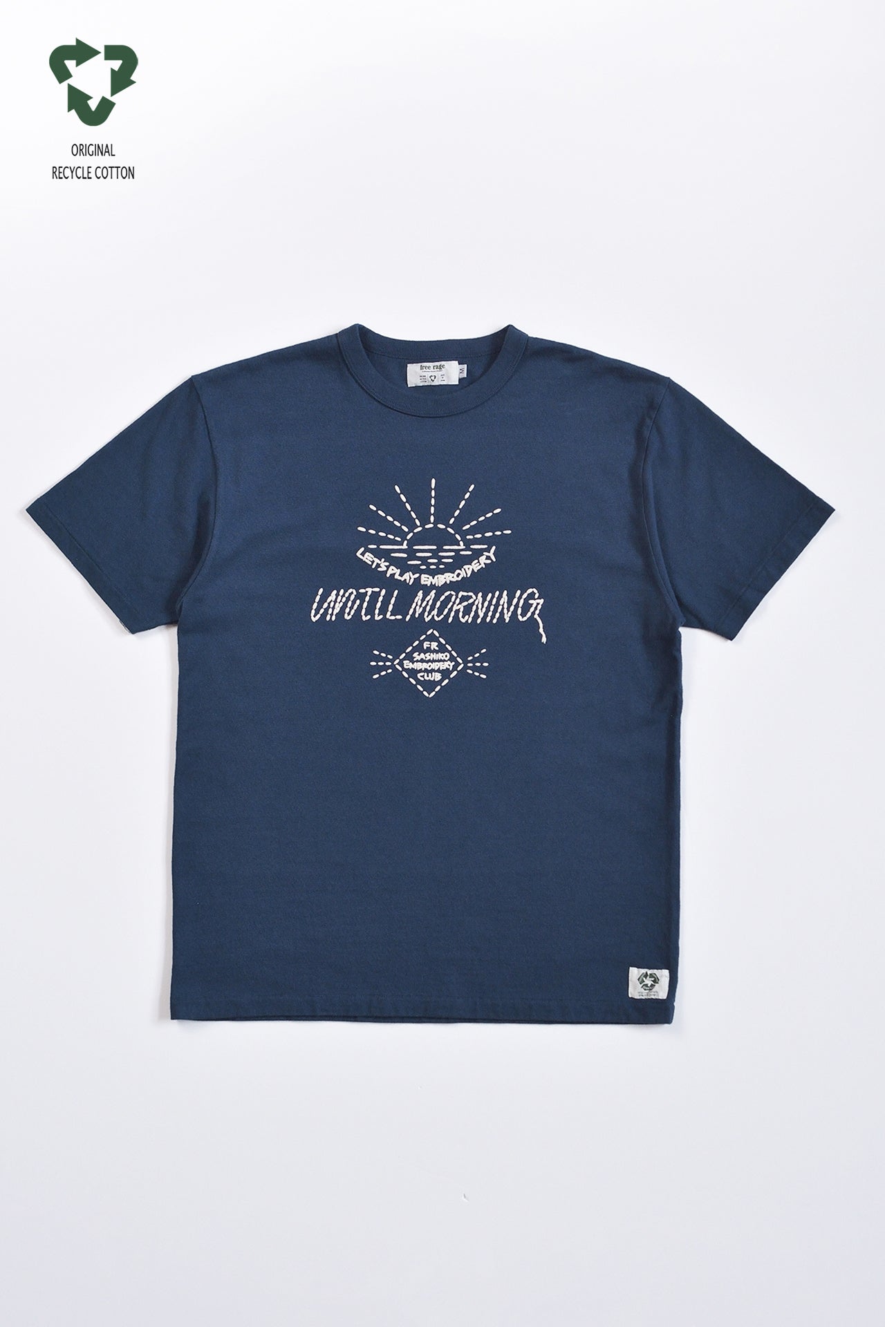 "UNTILL MORNING" リサイクルコットンTee