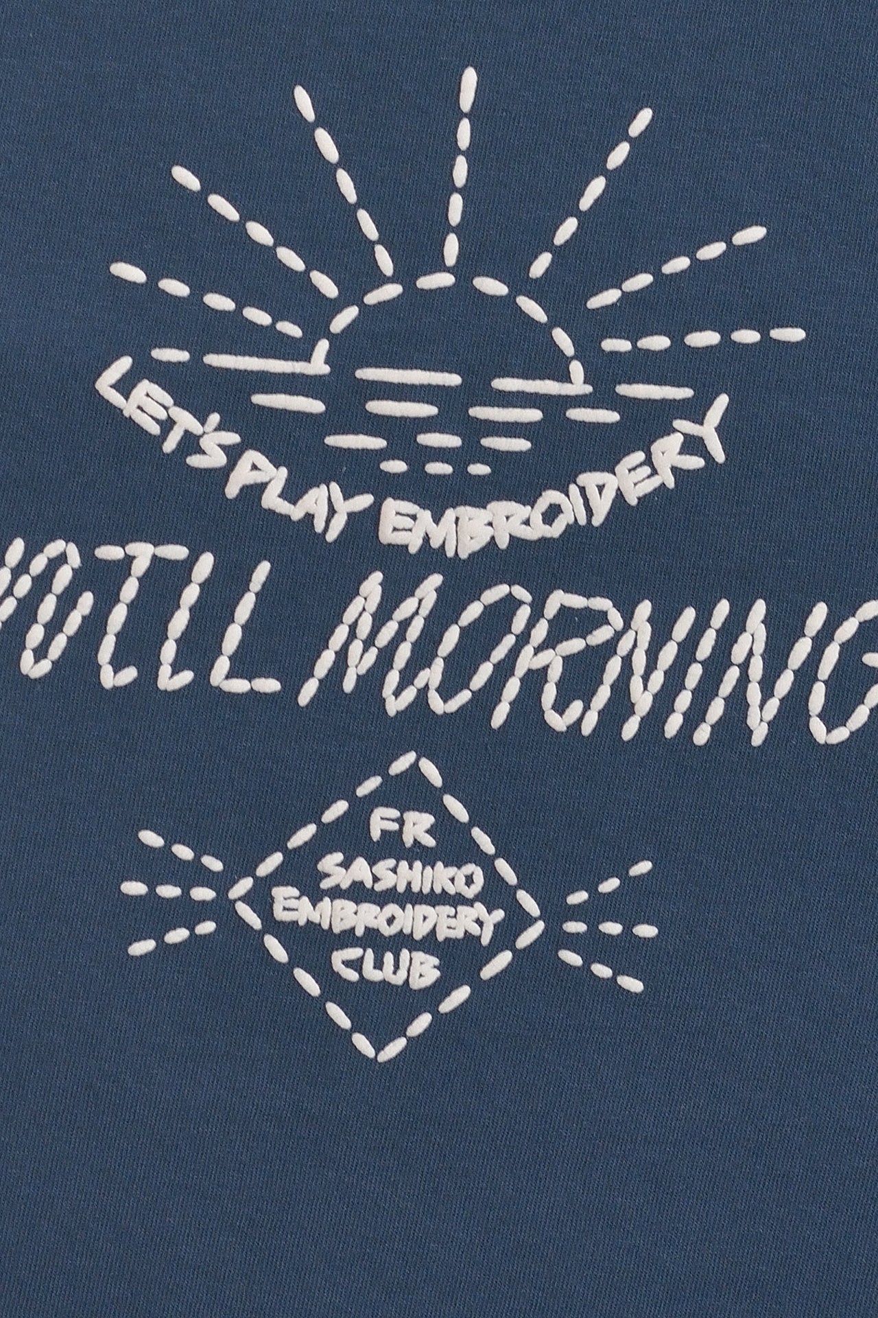 "UNTILL MORNING" リサイクルコットンTee