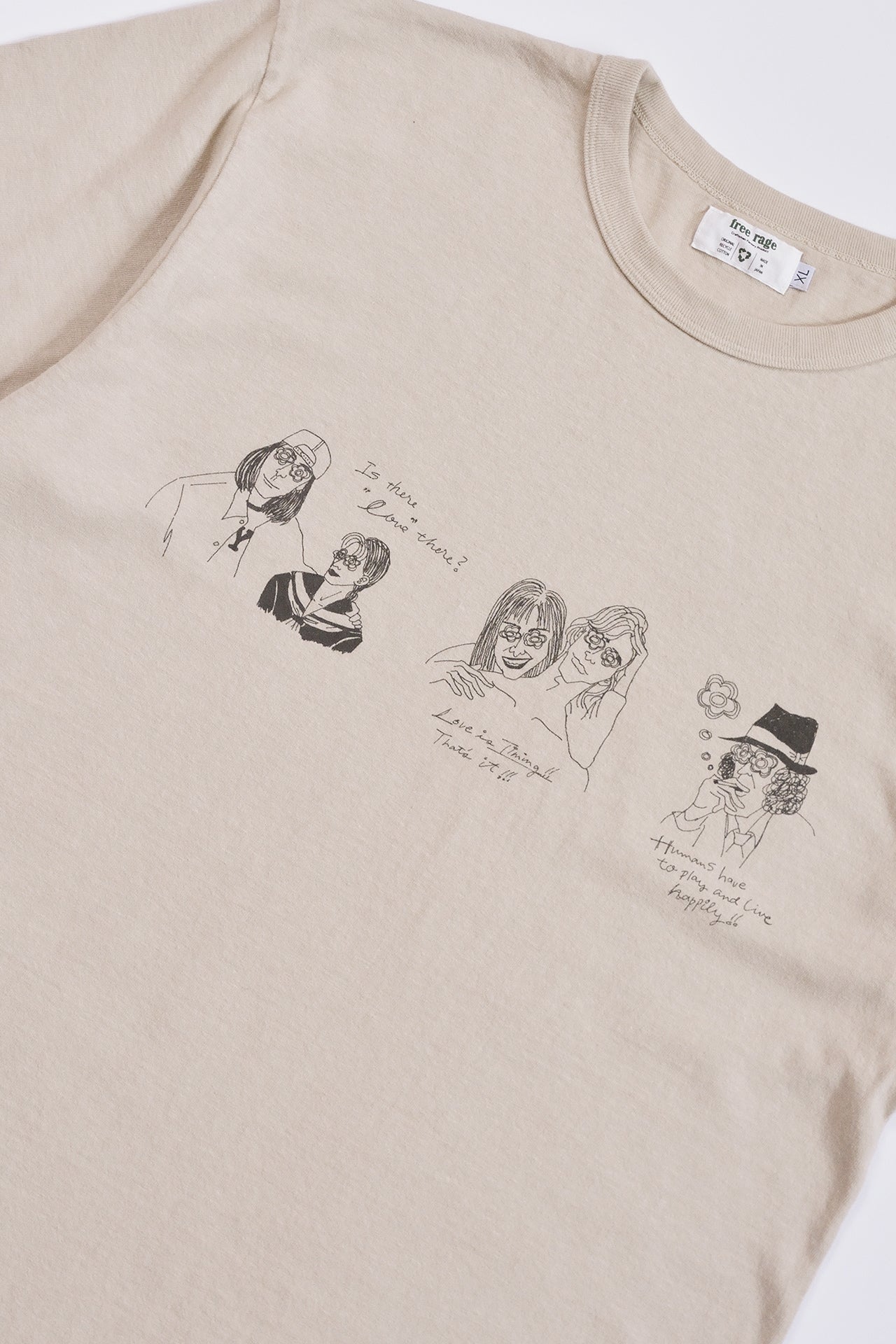 "名作ドラマ" リサイクルコットンTee