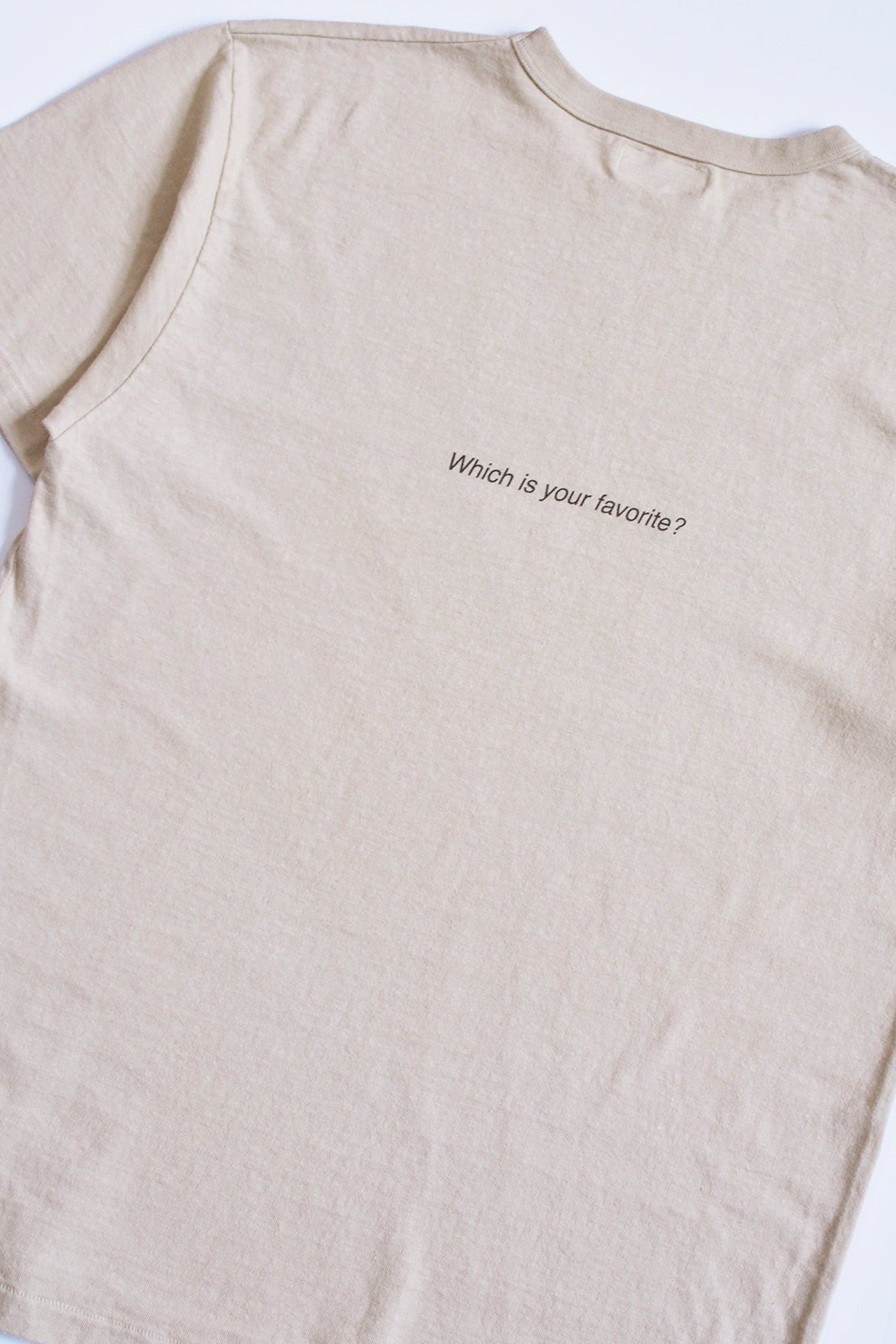 "偉人たち" リサイクルコットンTee
