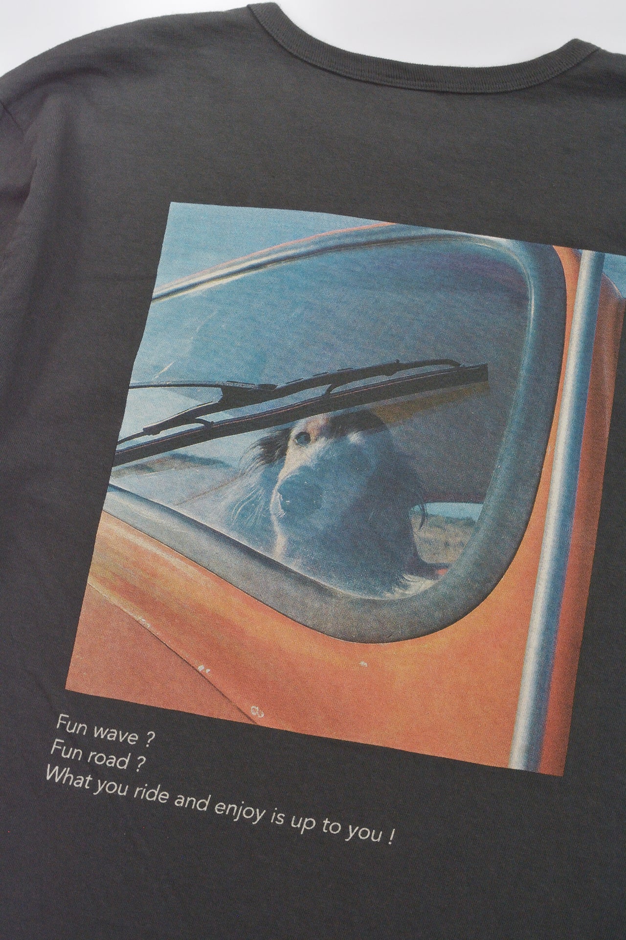 "愛車と愛犬" リサイクルコットンTee