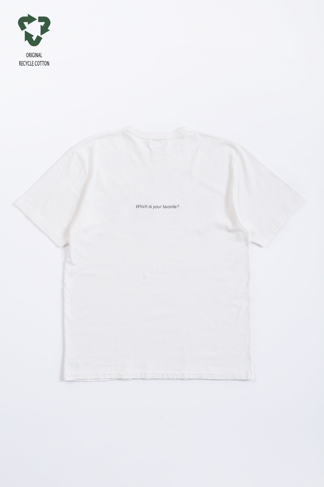 "偉人たち" リサイクルコットンTee