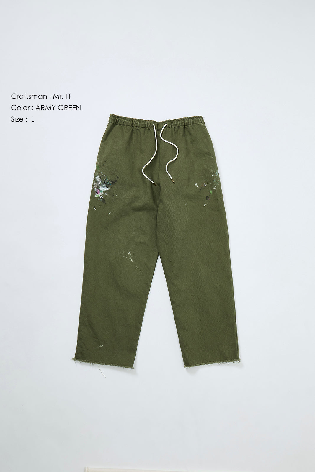 "Craftsman" リアルワークパンツ - ARMY GREEN