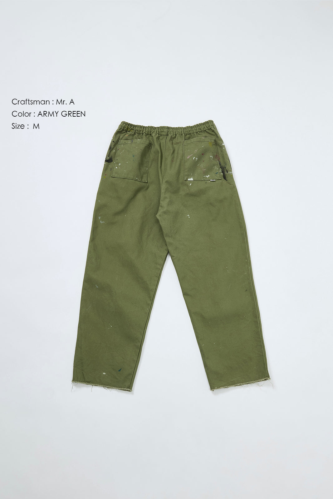 "Craftsman" リアルワークパンツ - ARMY GREEN
