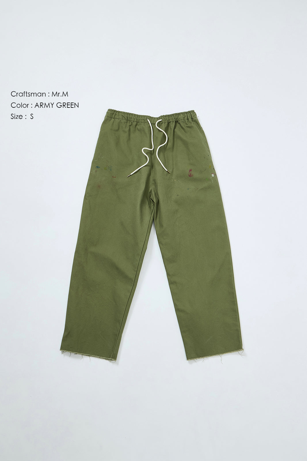 "Craftsman" リアルワークパンツ - ARMY GREEN