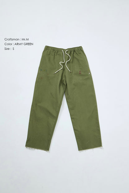 "Craftsman" リアルワークパンツ - ARMY GREEN