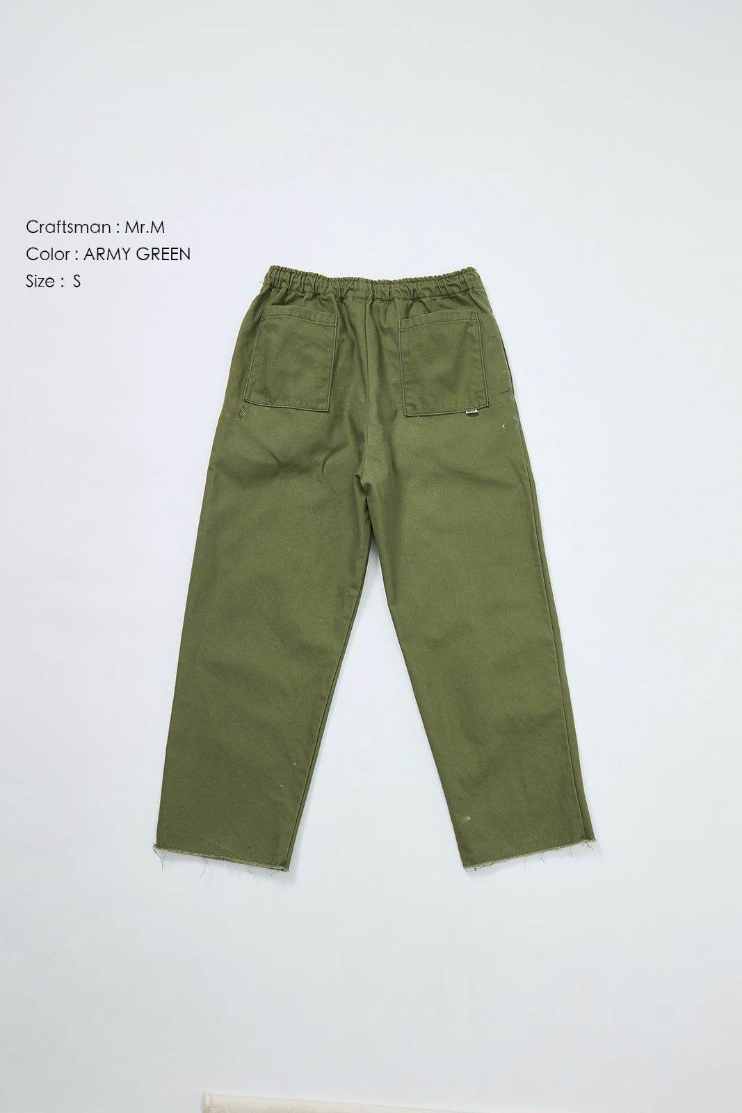 "Craftsman" リアルワークパンツ - ARMY GREEN