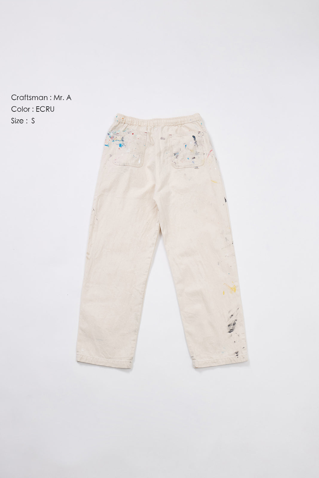 "Craftsman" リアルワークパンツ - ECRU