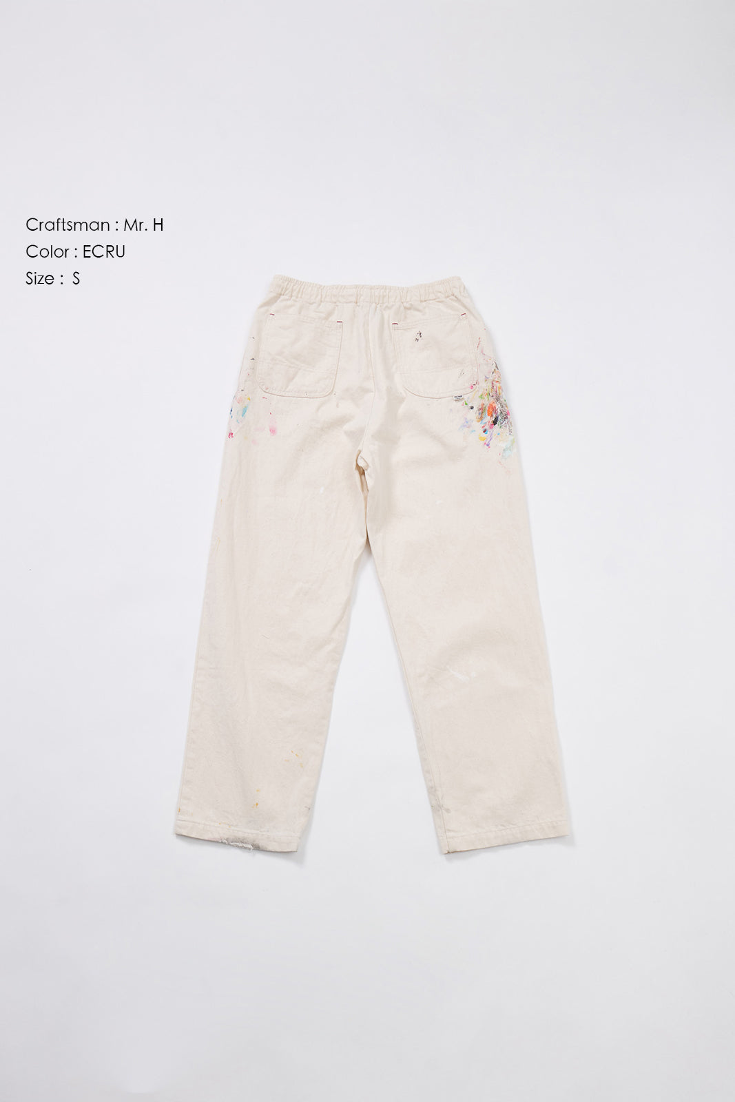 "Craftsman" リアルワークパンツ - ECRU