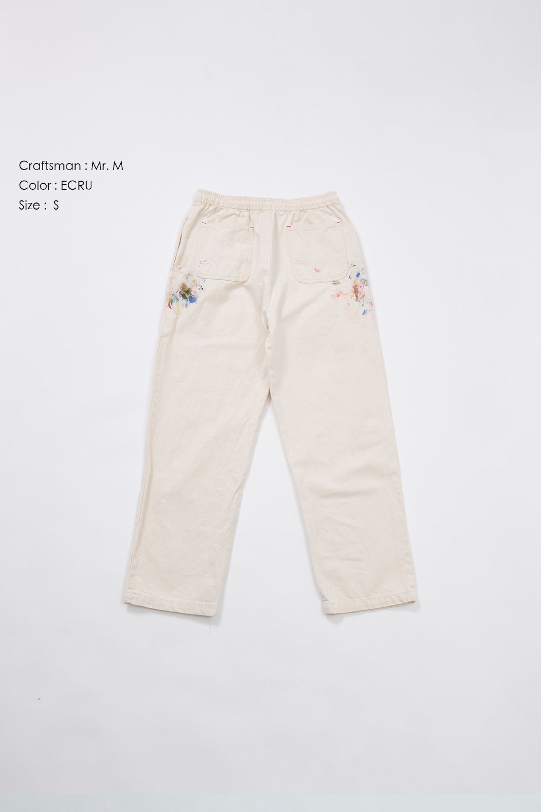 "Craftsman" リアルワークパンツ - ECRU