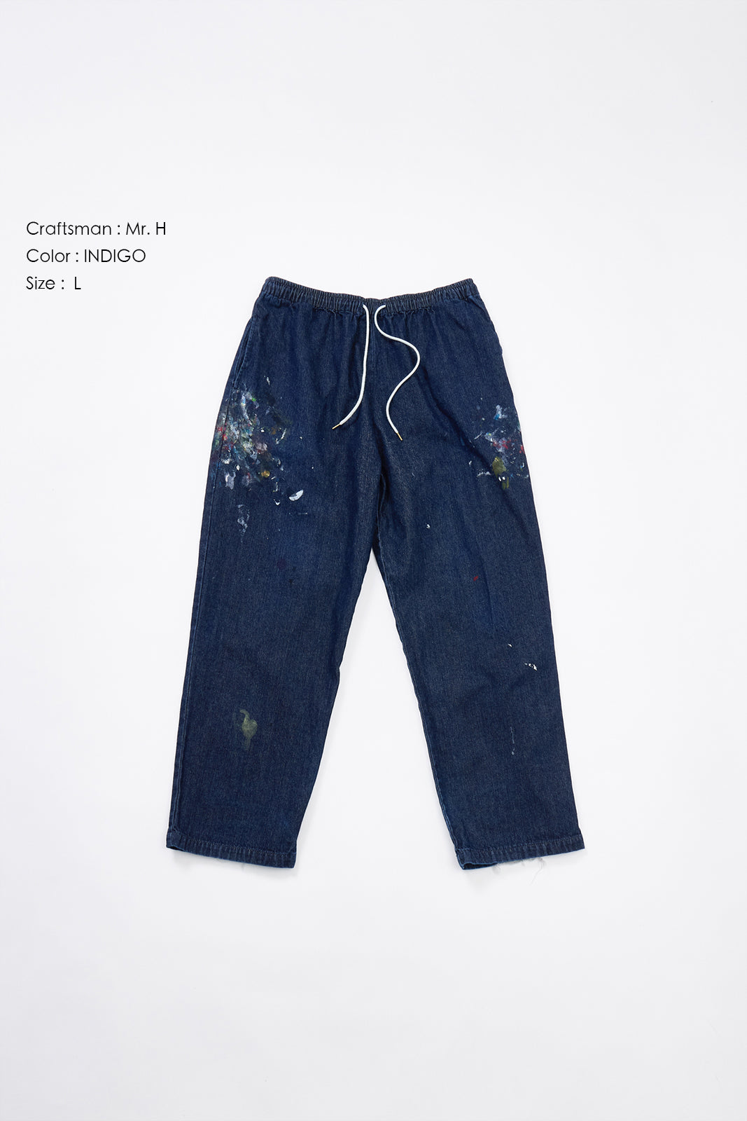 "Craftsman" リアルワークパンツ - INDIGO