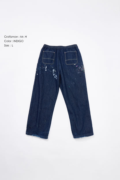 "Craftsman" リアルワークパンツ - INDIGO