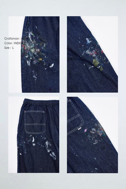 "Craftsman" リアルワークパンツ - INDIGO