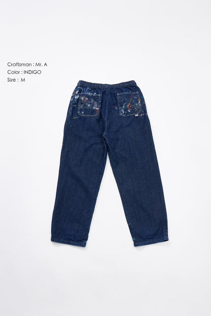 "Craftsman" リアルワークパンツ - INDIGO