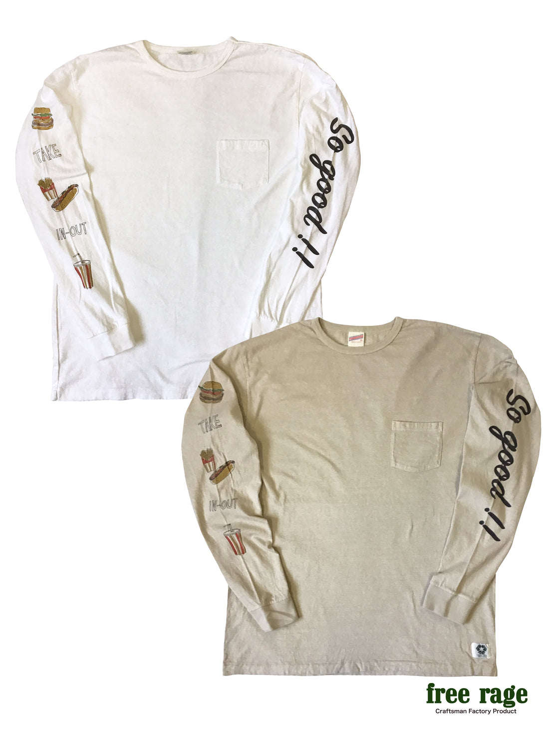 【サンプル】"So good！" リサイクルコットンロンTee