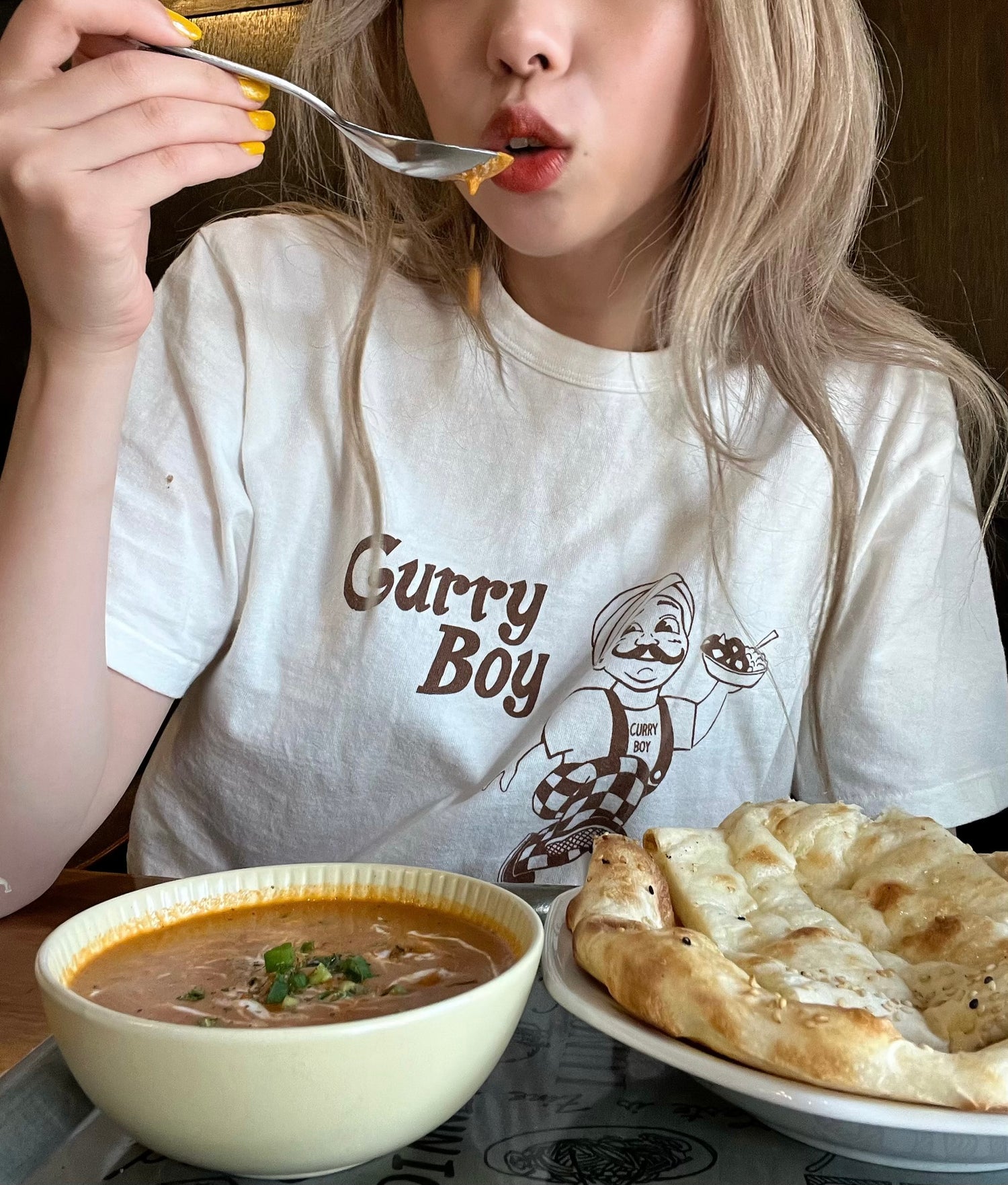 &quot;Curry Boy&quot; リサイクルコットンTee