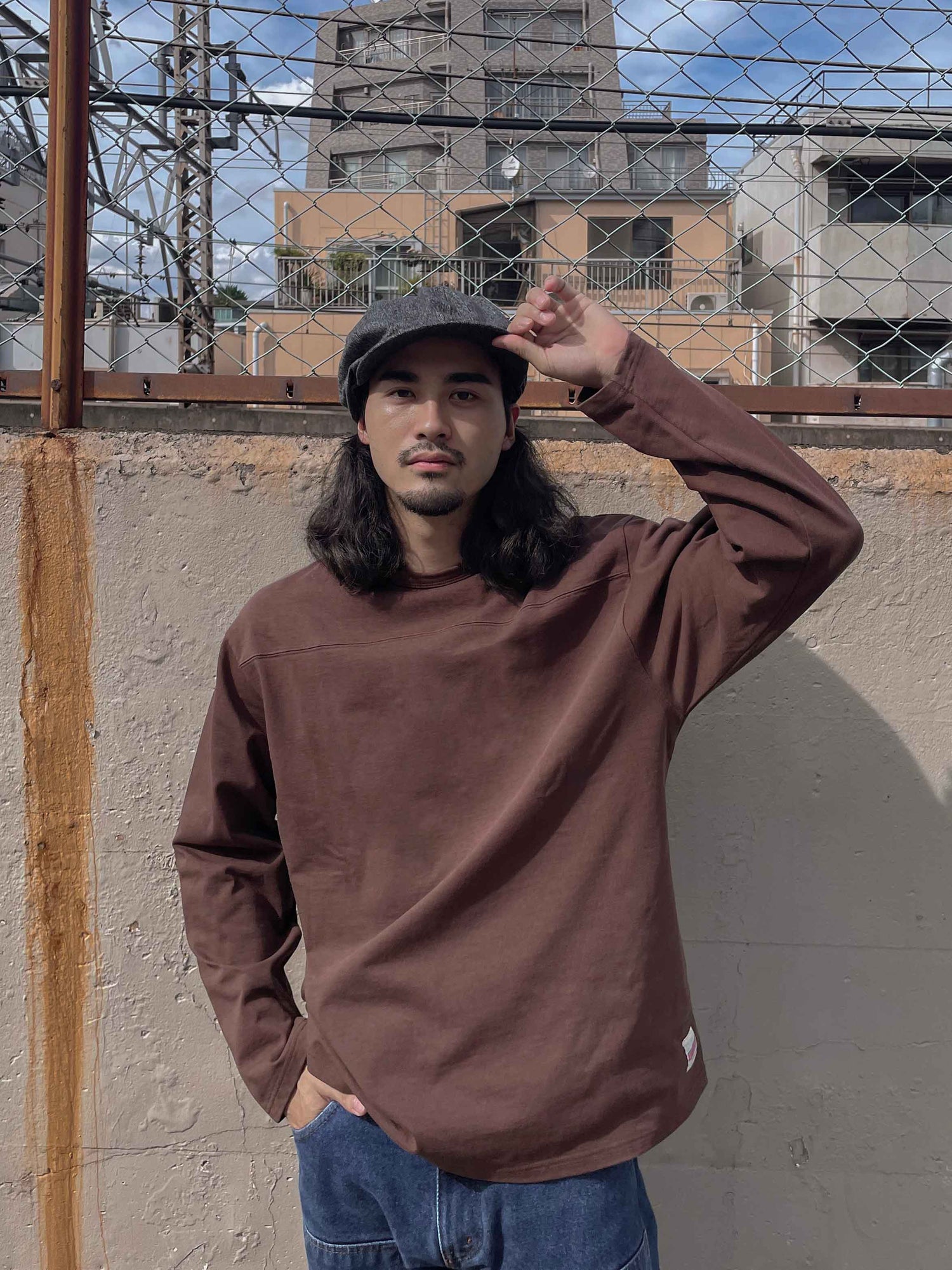 【サンプル】"Heavy Weight" フットボール長袖Tee