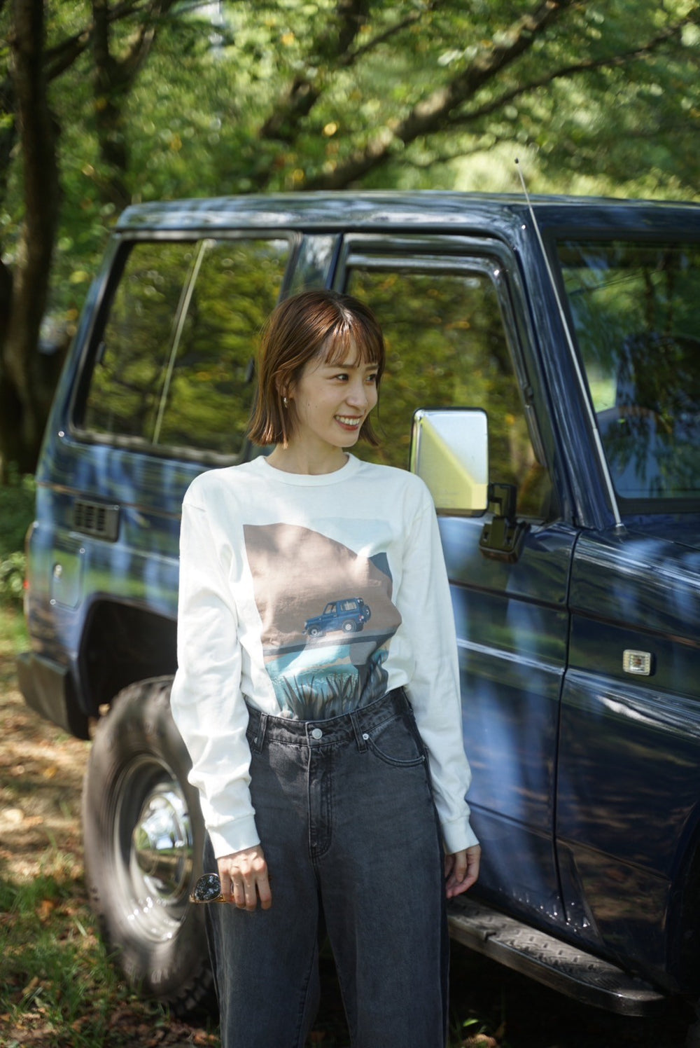【予約商品】"Welcome Back！" リサイクルコットンTee (長袖)