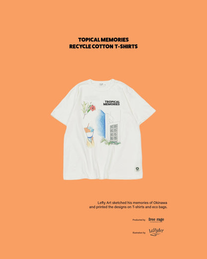 &quot;TROPICAL MEMORIES &quot; リサイクルコットンTee