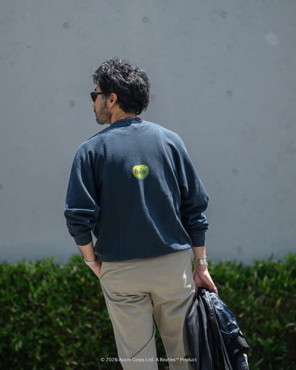 予約商品【THE BEATLES×free rage】Last Recording Raglan Crew Sweat