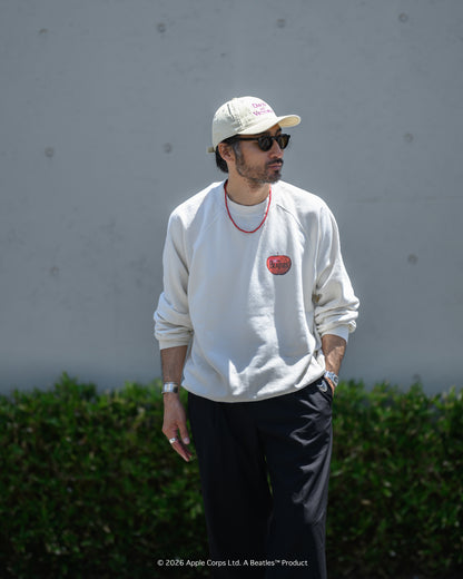 予約商品【THE BEATLES×free rage】Last Release Raglan Crew Sweat