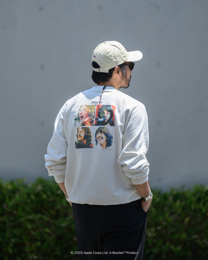 予約商品【THE BEATLES×free rage】Last Release Raglan Crew Sweat