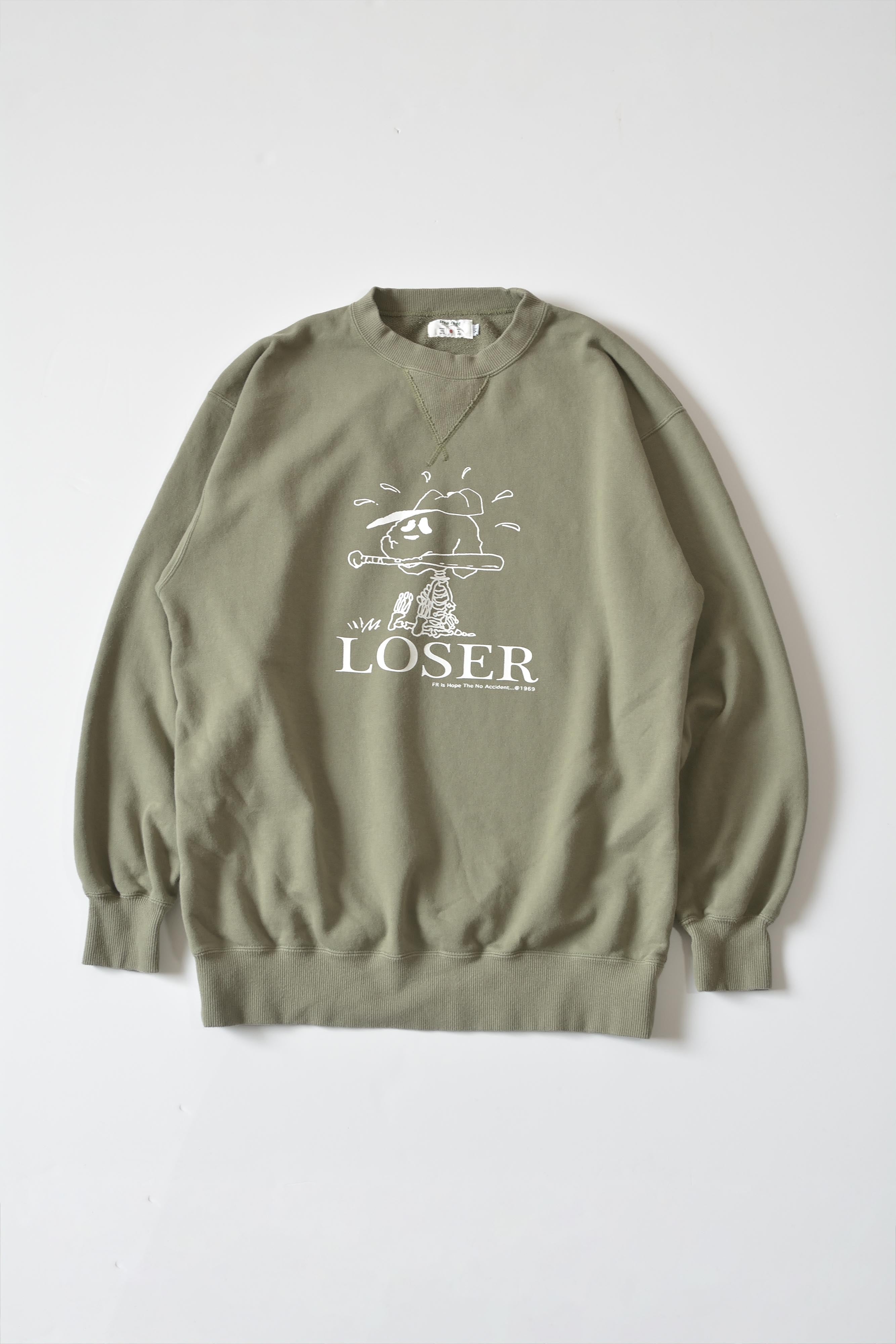 【サンプル】&quot;SKULL LOSER&quot; クラシッククルースウェット