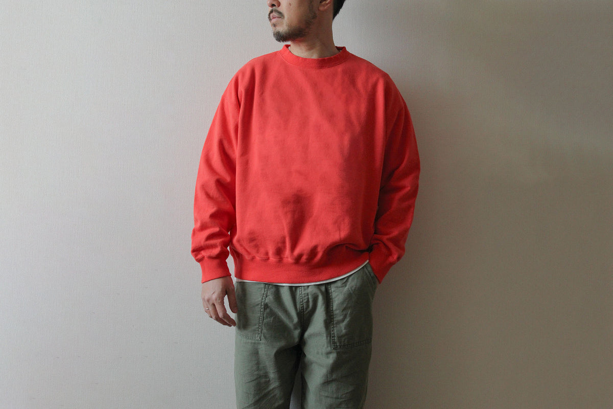 "STANDARD" 裏毛クルースウェット