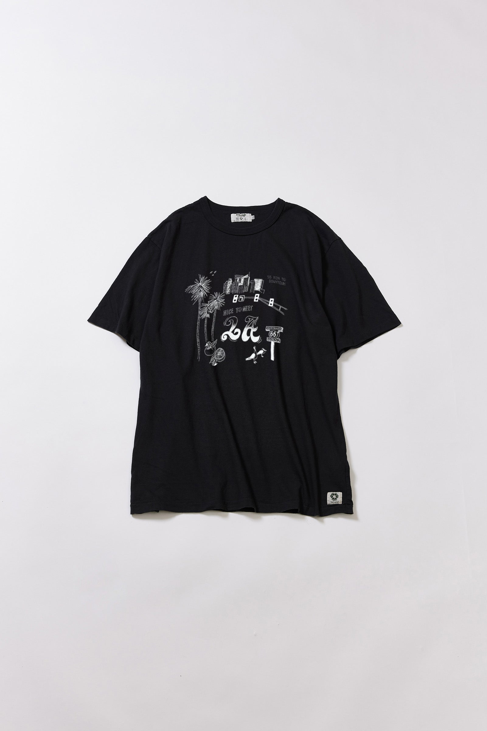 &quot;NICE TO MEET...LA&quot; リサイクルコットンTee