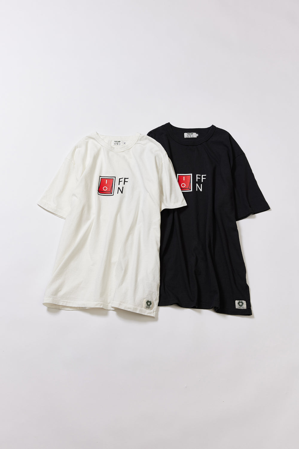 "ON or OFF" リサイクルコットンTee