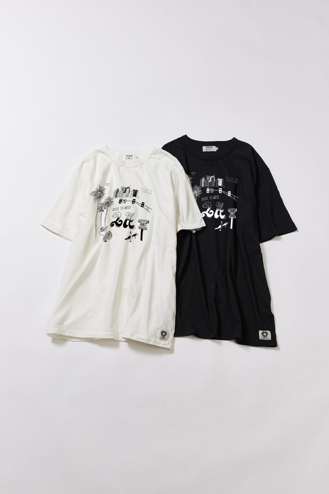 &quot;NICE TO MEET...LA&quot; リサイクルコットンTee