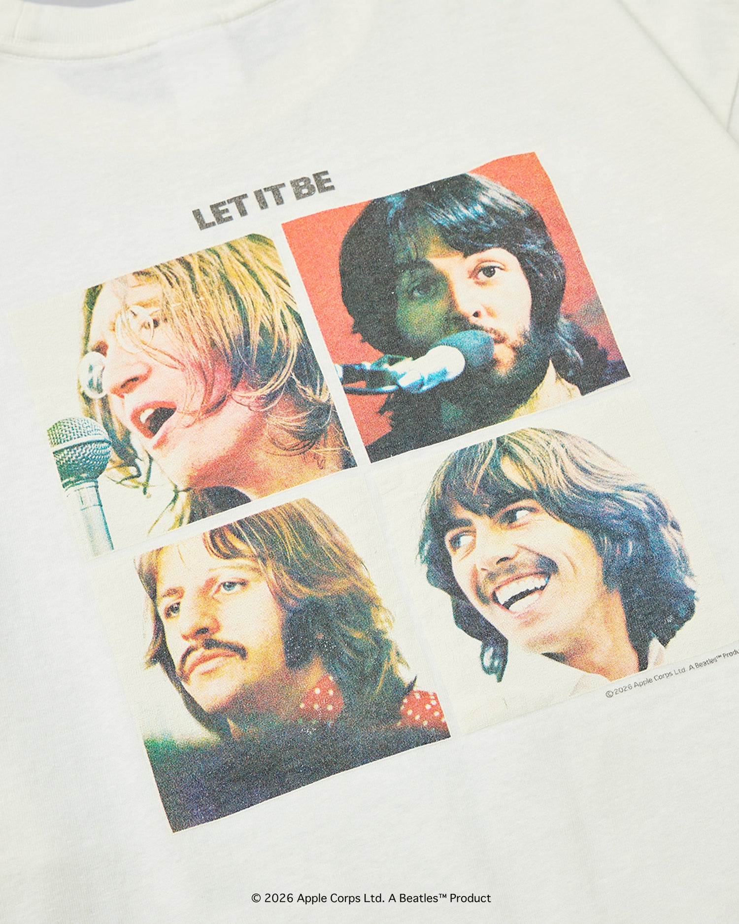 予約商品【THE BEATLES×free rage】Last Release Recycle Cotton S/S Tee
