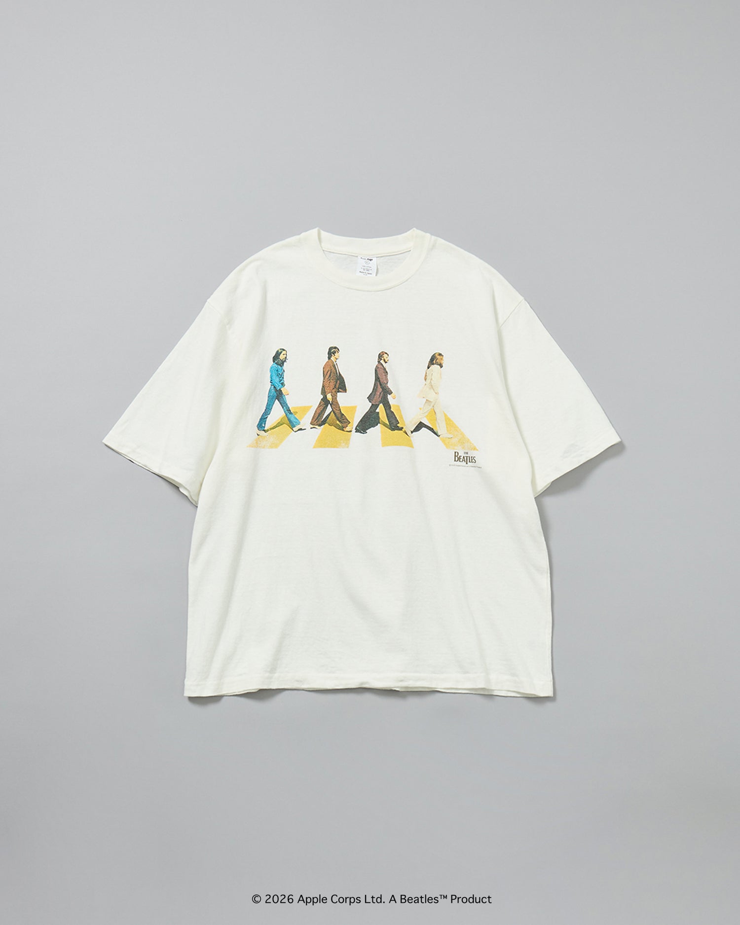 予約商品【THE BEATLES×free rage】Last Recording Recycle Cotton S/S Tee